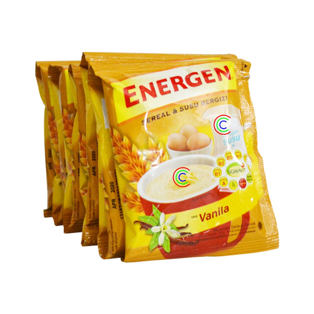 Energen Vanilla 29 gr 1 Renceng/10 Pcs (Padang Dapur Pusako)
