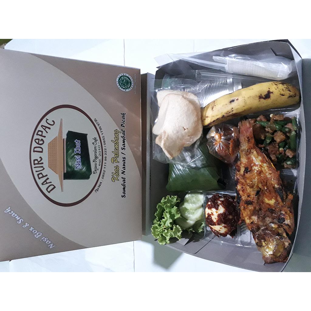 Paket nasi ikan bakar dapur depac