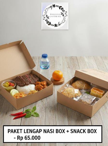 Paket Premium Nasi  Box+ Snack Box