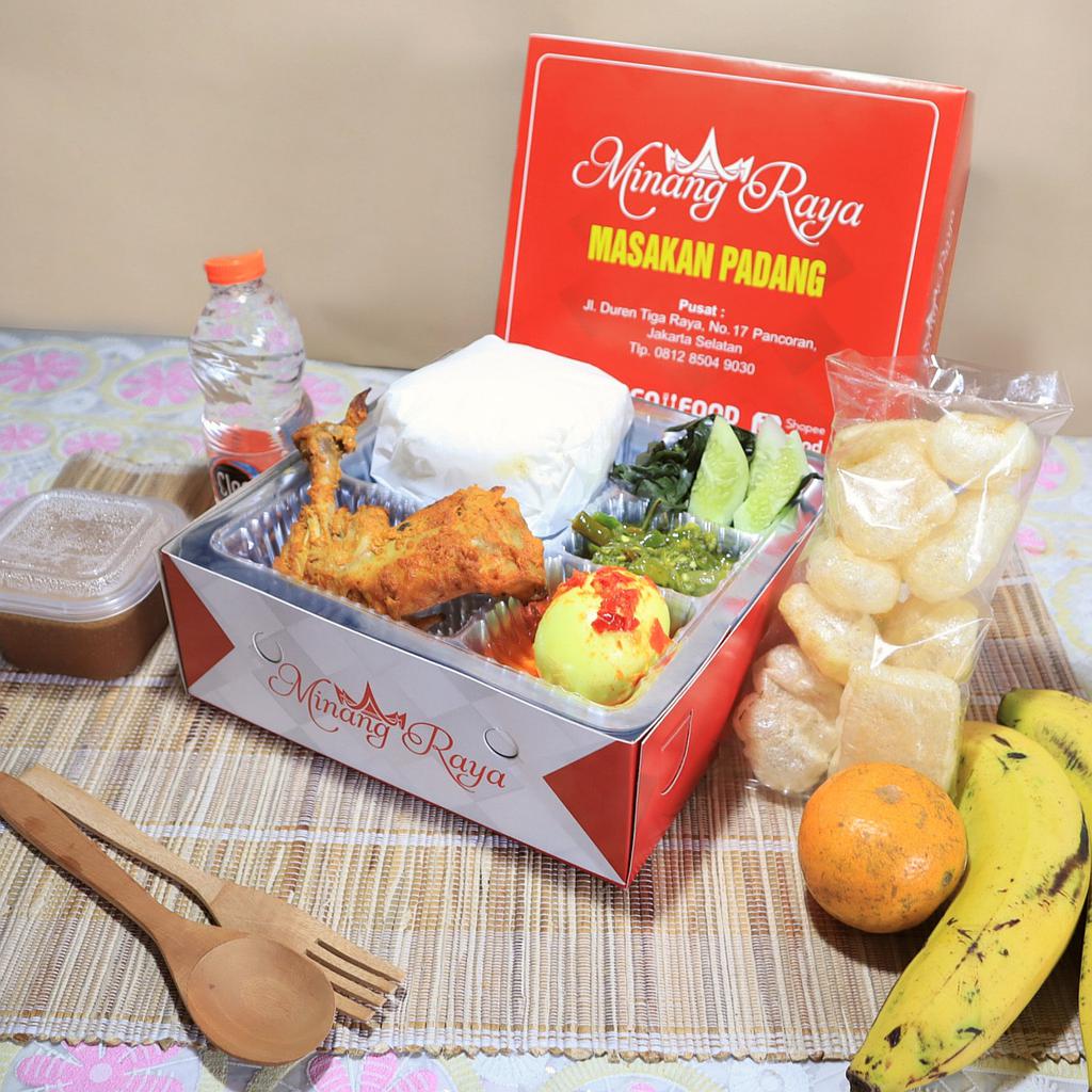 Paket Nasi Box 35 (Padang Minang Raya)