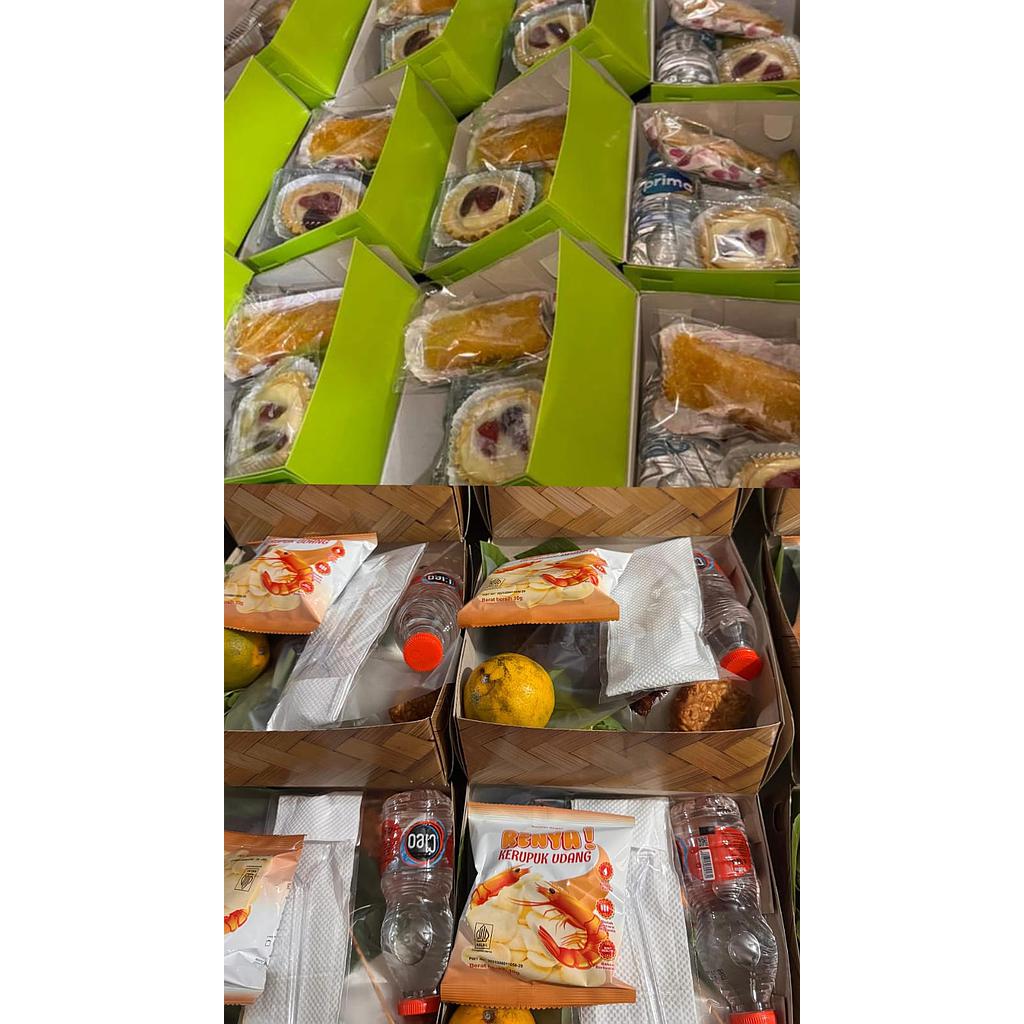 Paket Komplit Nasi Box dan Snack Box