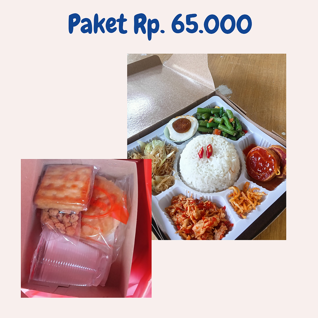 Paket Nasi Boks &amp; Snack Boks