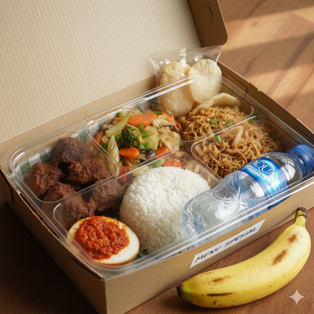 Nasi box paket 2 (Aneka kuliner bunda anggi)