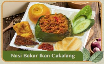 Lunch Box Menu Nasi Bakar Ikan Cakalang | Dapur Andala @47.000