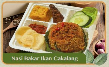 Lunch Box Nasi Bakar Ikan Cakalang | Dapur Andala @33.000