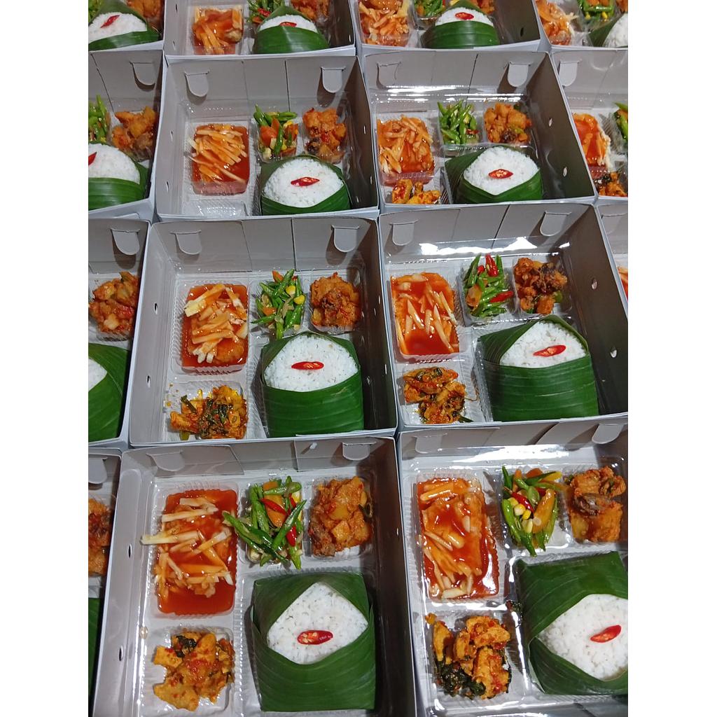 Paket Nasi Ayam Asam Manis