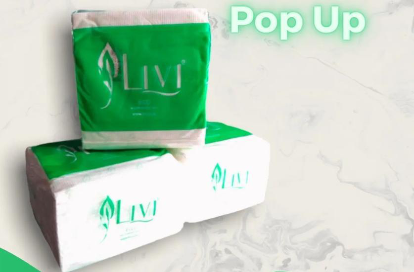 Tissue Makan warna putih