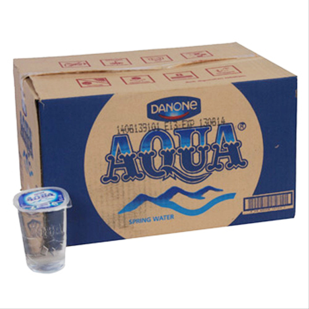 Aqua Gelas 240ml, 1 dus