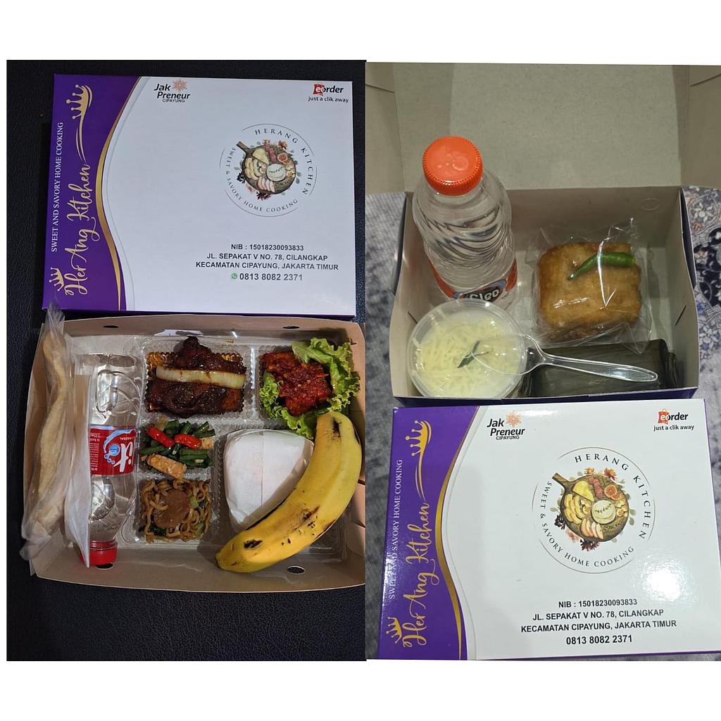 Paket Nasi Dan Snack