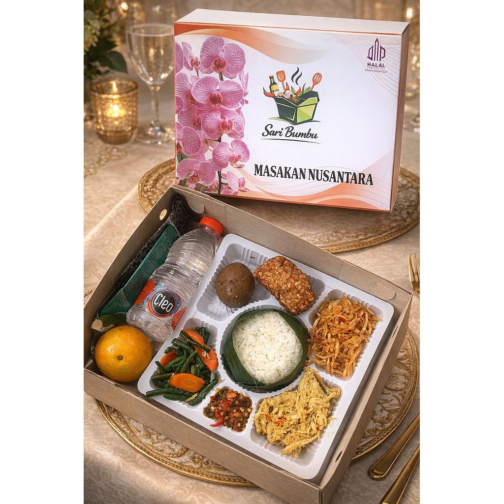 PAKET NASI BOX A by SARI BUMBU