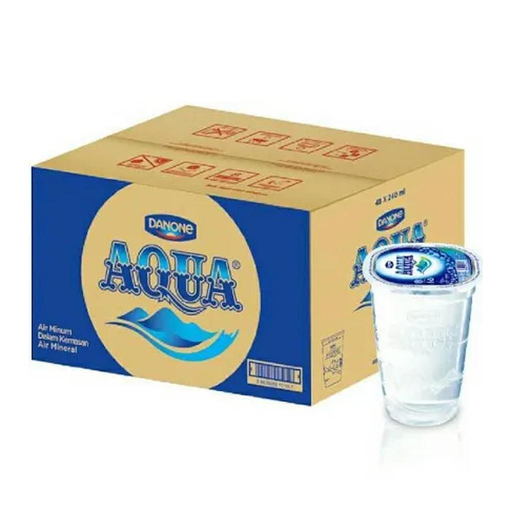 Air MIneral Kemasan 240 Ml (Aqua)