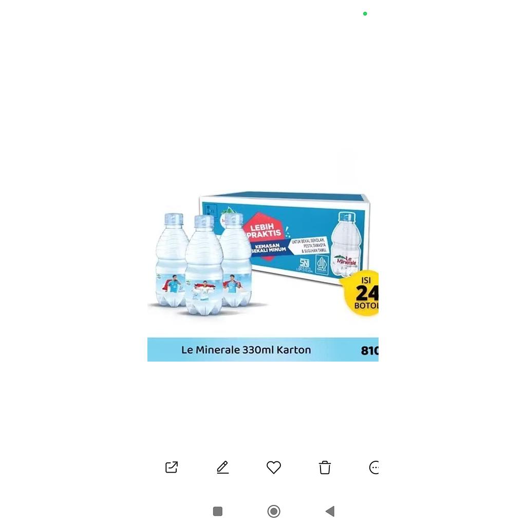Air Mineral 330 ml by Yanz Family Catering