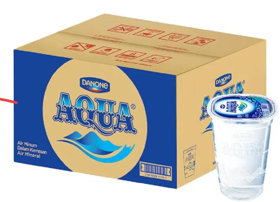 Air Aqua gelas 