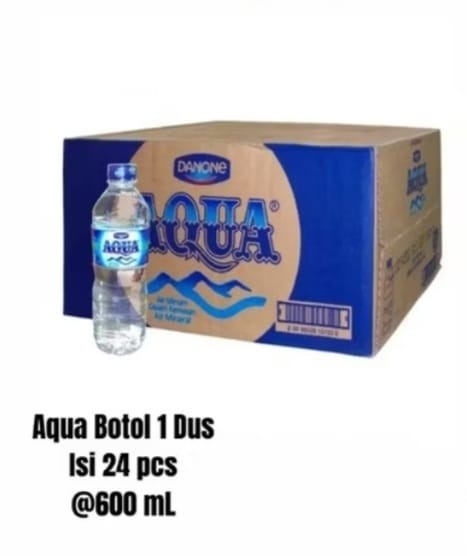 Aqua botol 600 ml Mom's Kitchen