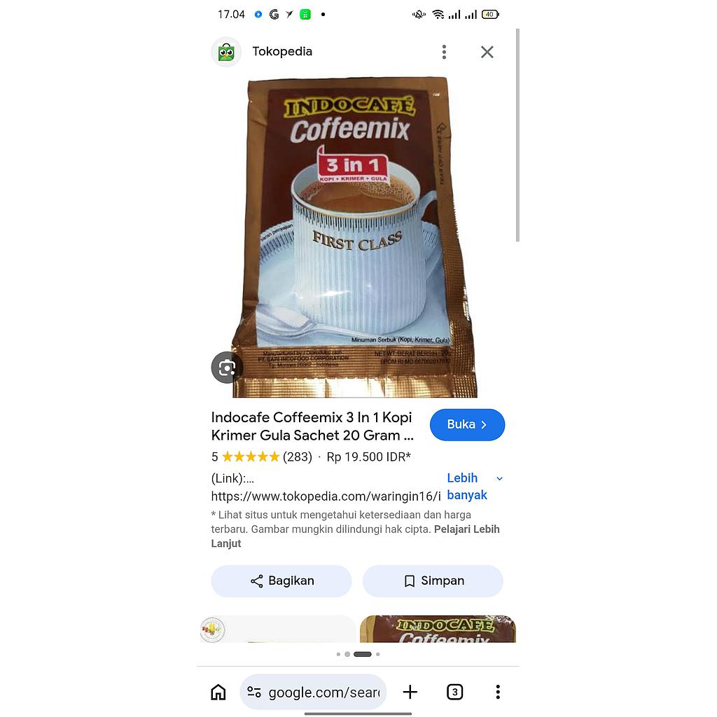 Kopi Bubuk Kualitas prima