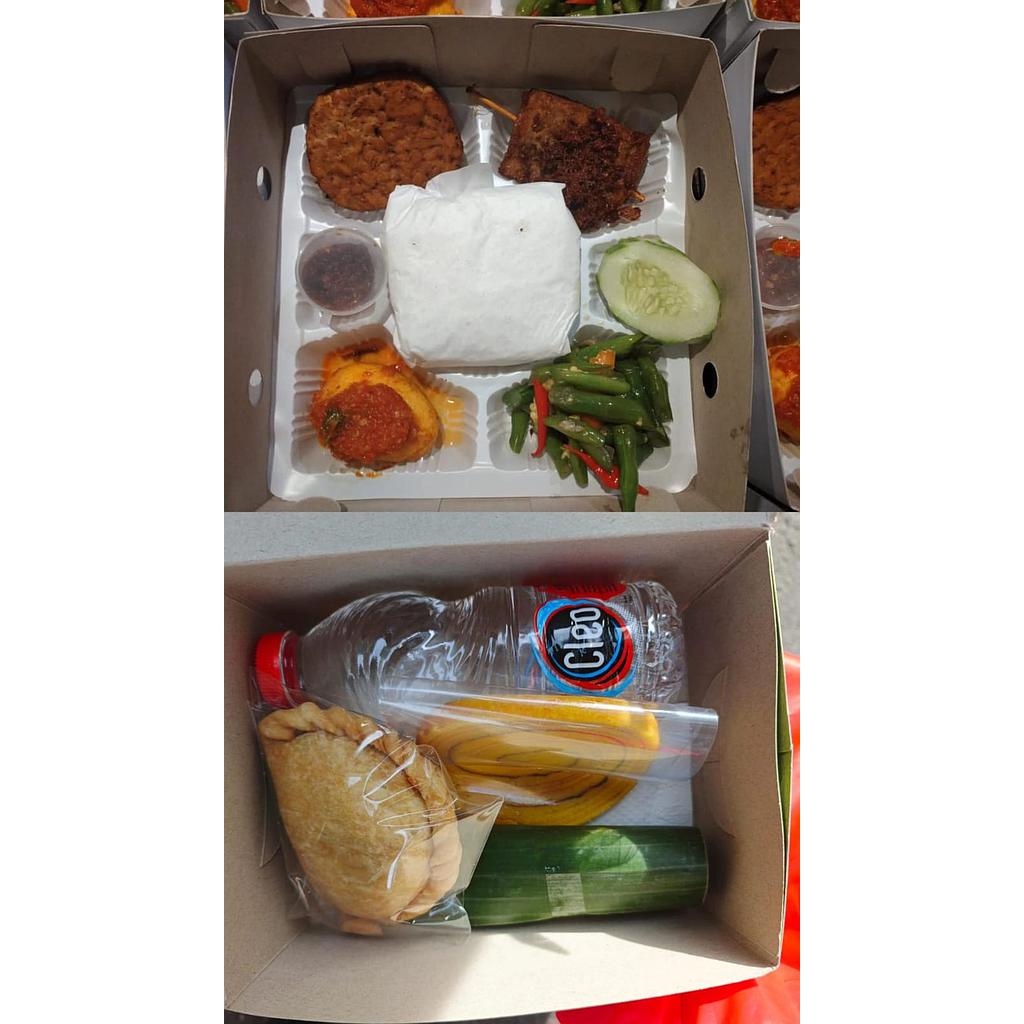 Snack Dan Nasi Box Paket 1