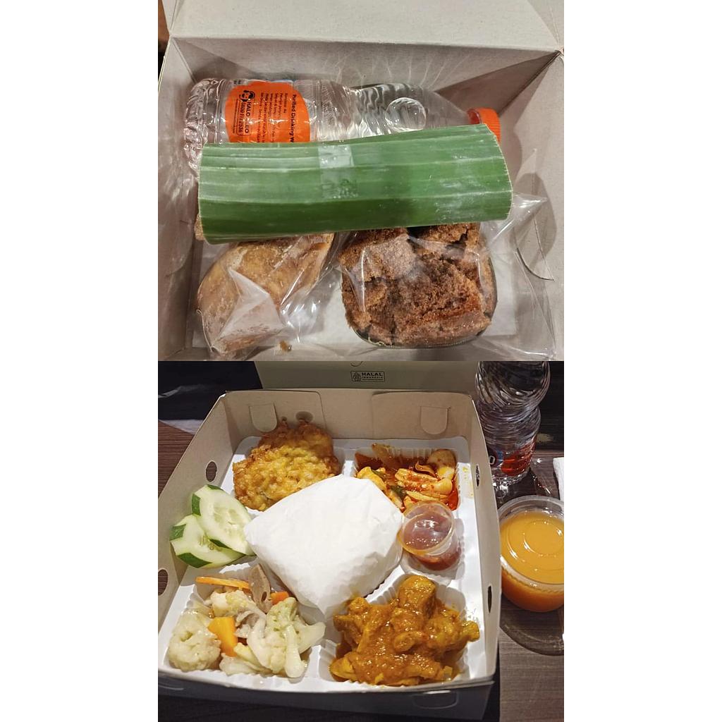 snack dan nasi box paket 2