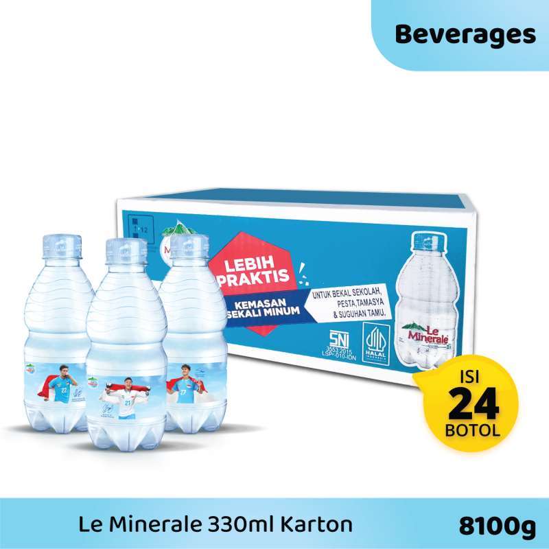 Air minum Botol Le Mineral 330 ml Dapur mamah Wina