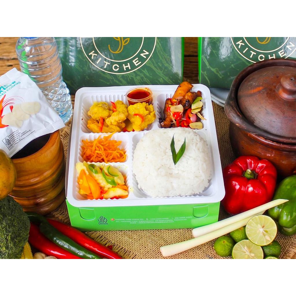 PAKET NASI BOKS 3 MAMA JEN'S KITCHEN