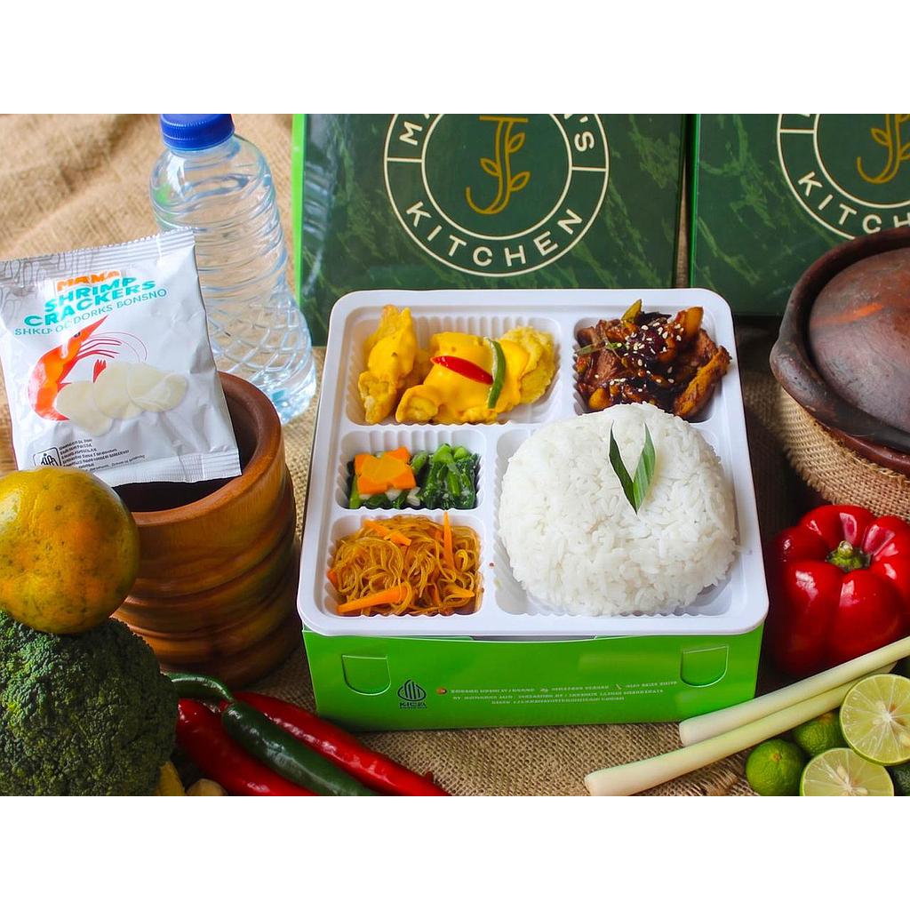PAKET NASI BOKS 4 MAMA JEN'S KITCHEN