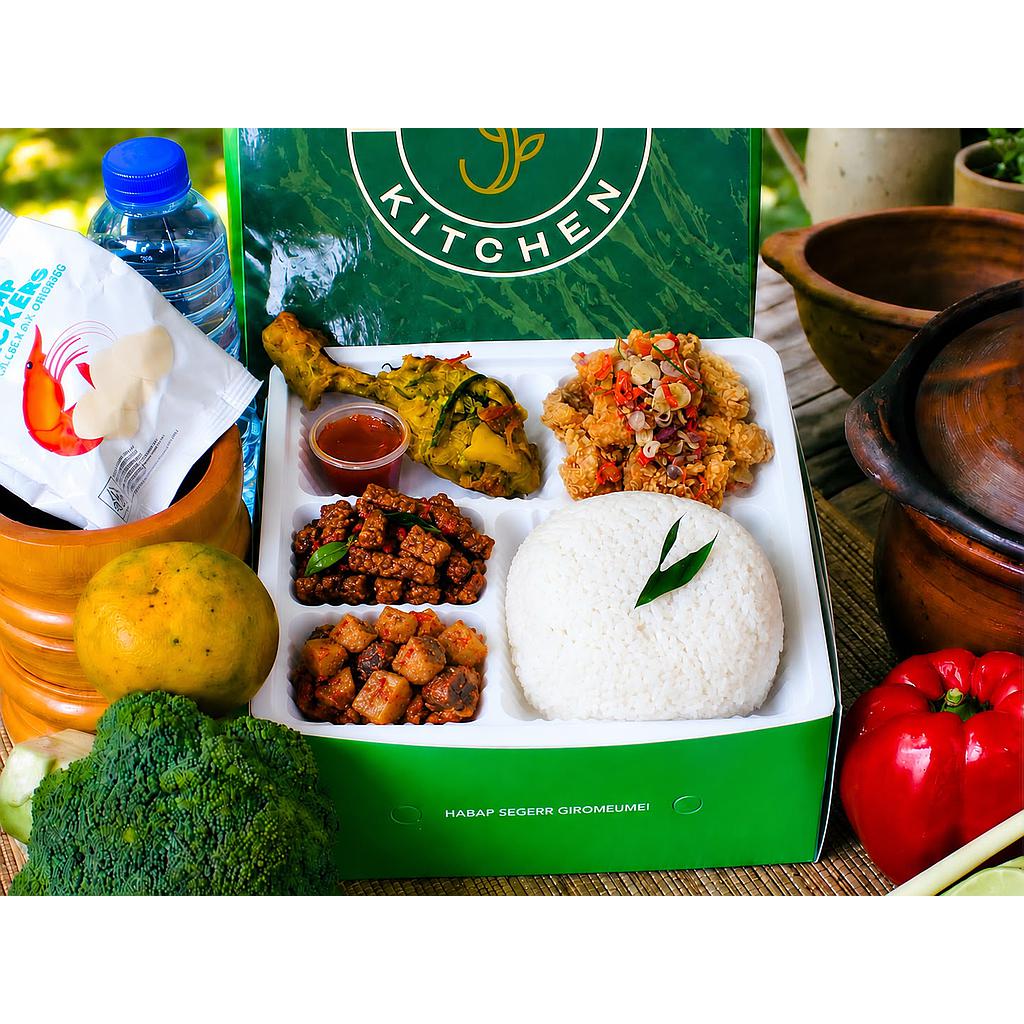 PAKET NASI BOKS 2 MAMA JEN'S KITCHEN