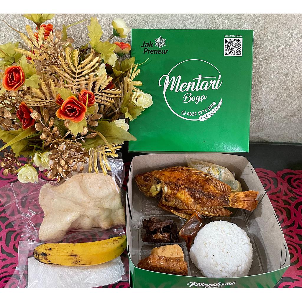 Paket Snack &amp; Nasi Box Mentari Boga