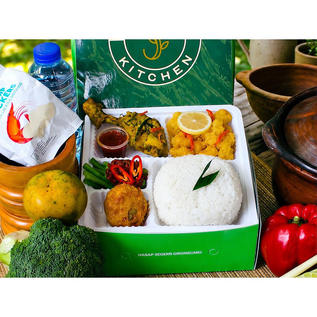 PAKET NASI BOKS 6 MAMA JEN'S KITCHEN