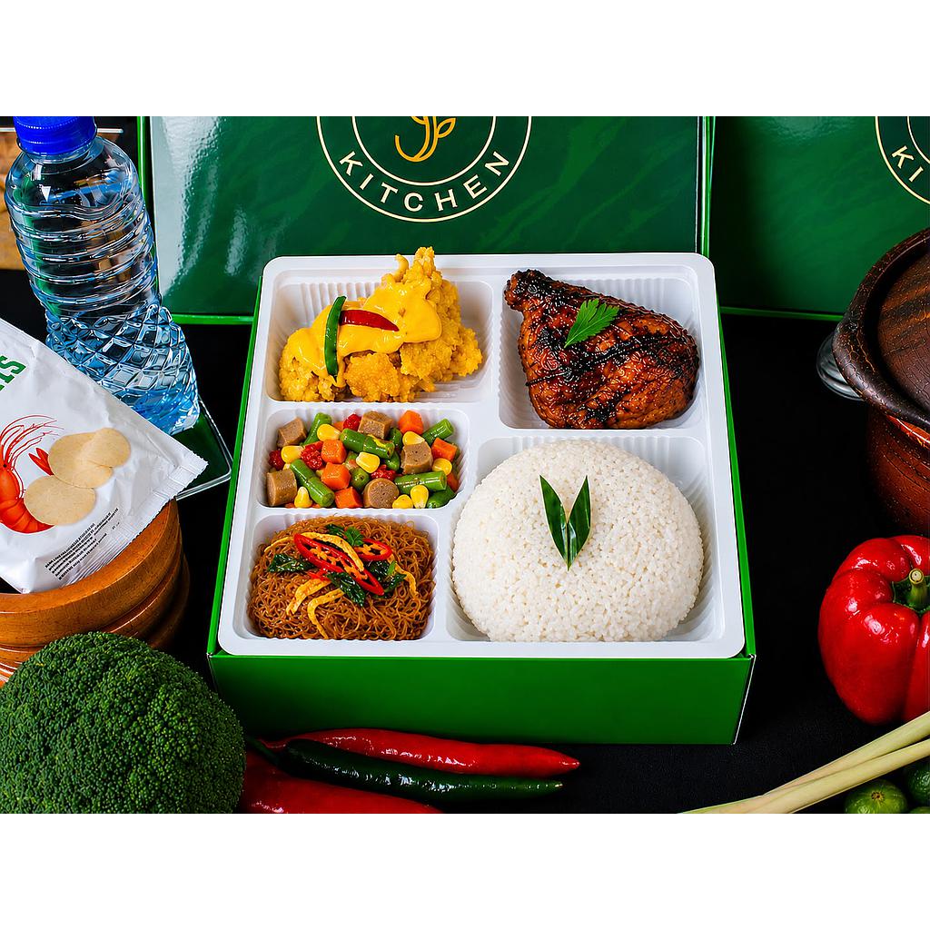 PAKET NASI BOKS 7 MAMA JEN'S KITCHEN