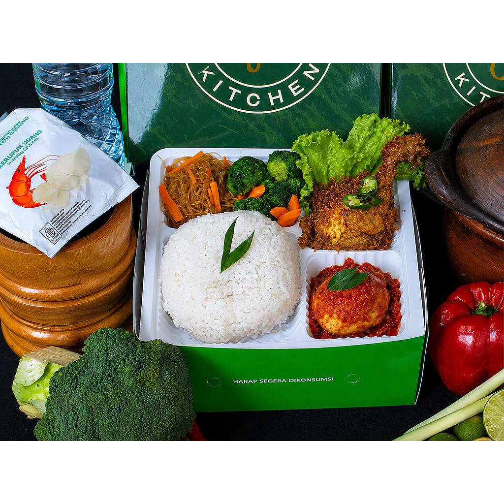 PAKET NASI BOKS 9 MAMA JEN'S KITCHEN