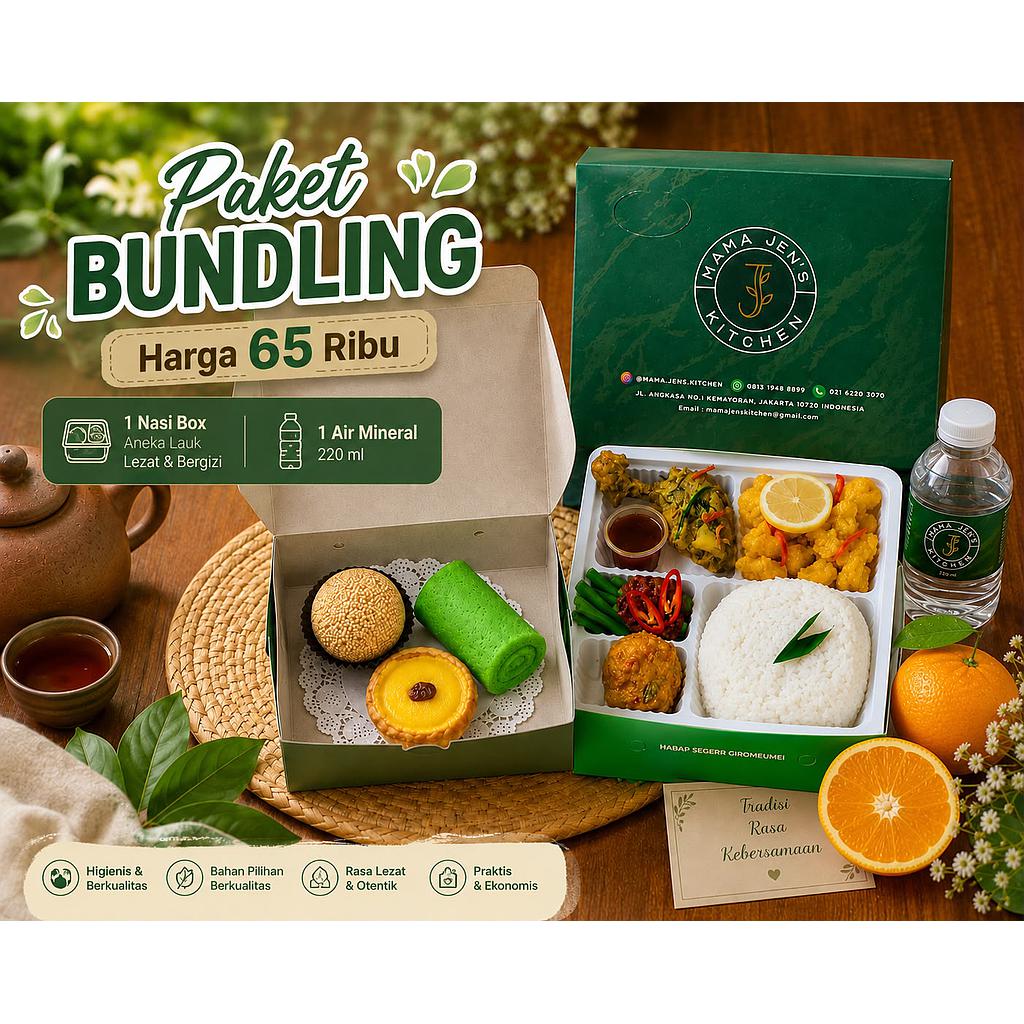 PAKET BUNDLING NASI DAN SNACK