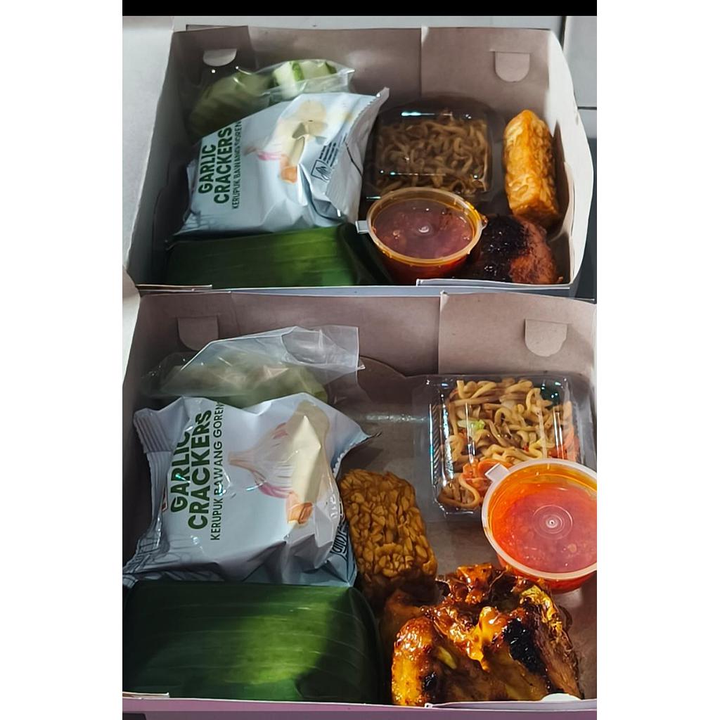 Nasi Box + Air Mineral