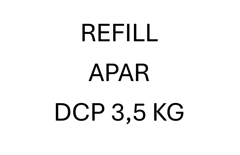 Isi ulang APAR DCP 3,5 Kg