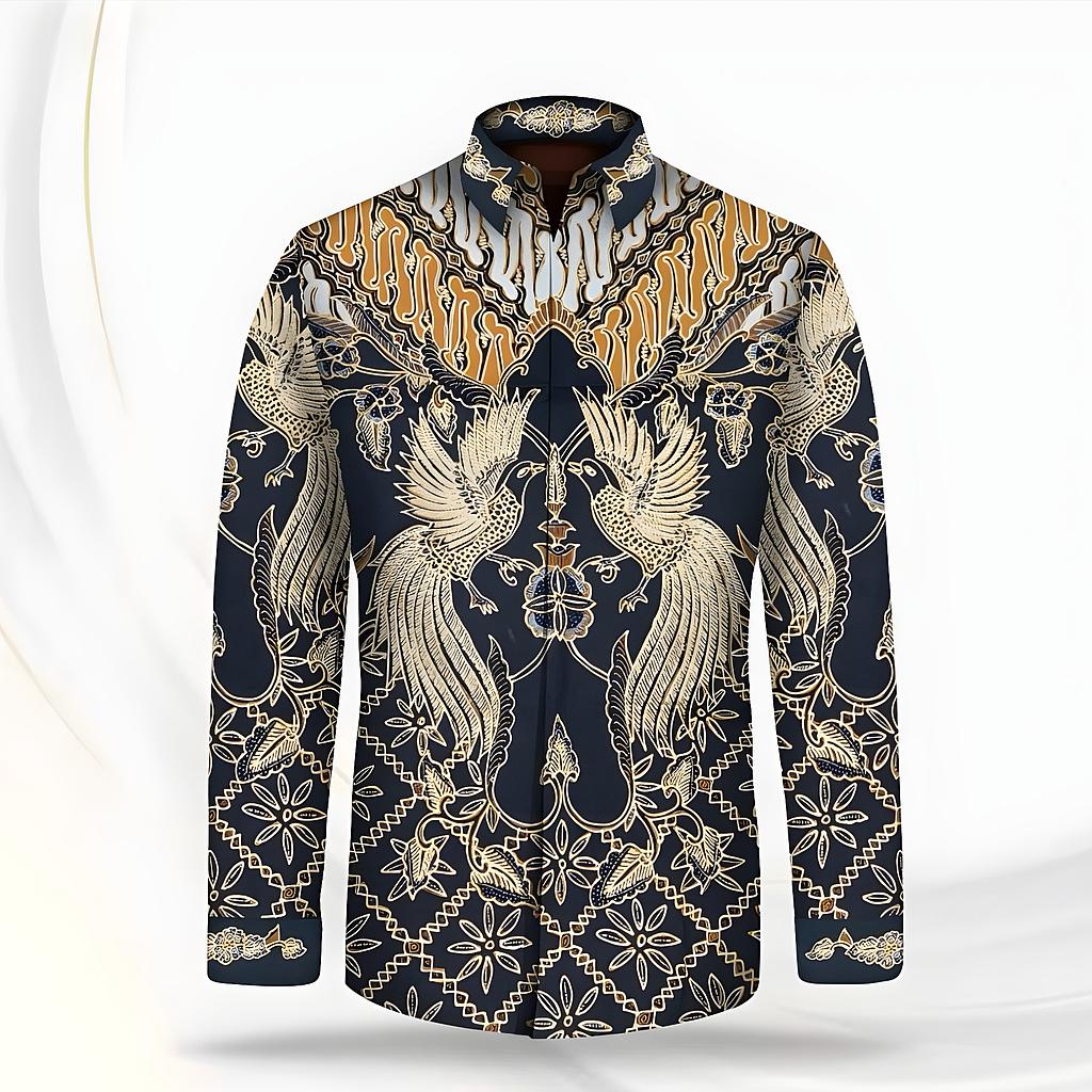 Kemeja batik bahan katun