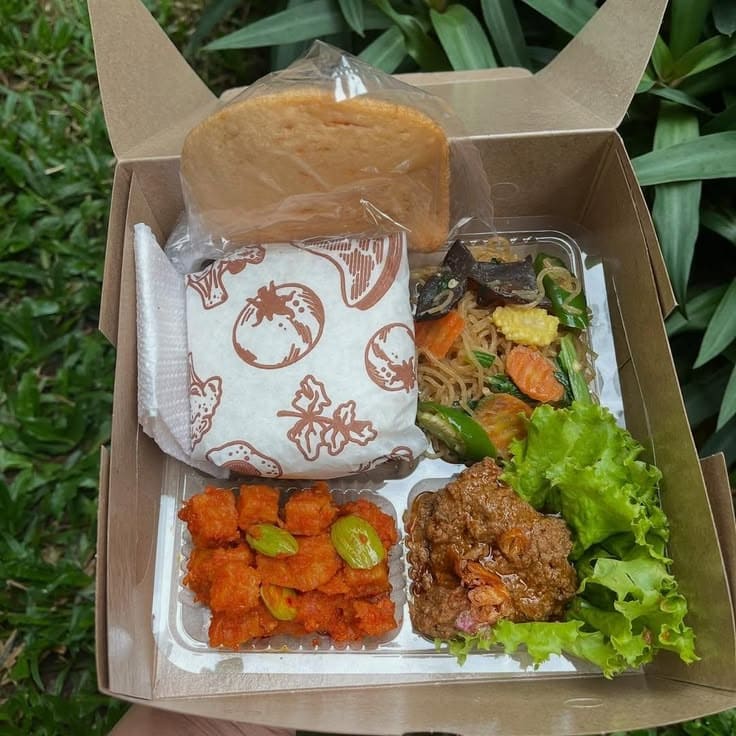 Nasi Box Beef Rendang Rempah Bumi
