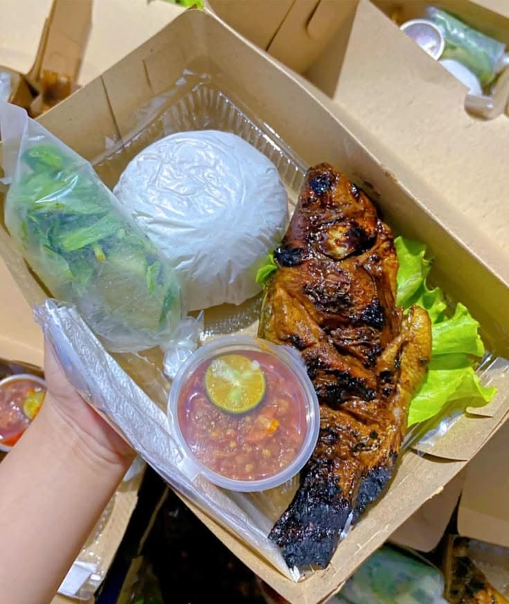 Nasi Box Ikan Bakar Rempah Bumi