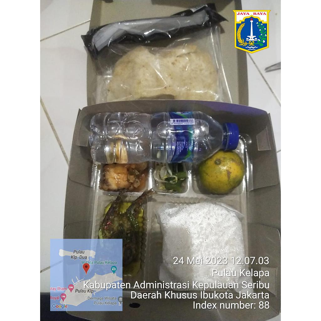 Paket Nasi Box Pertin PKK Kec Kep Seribu Utara