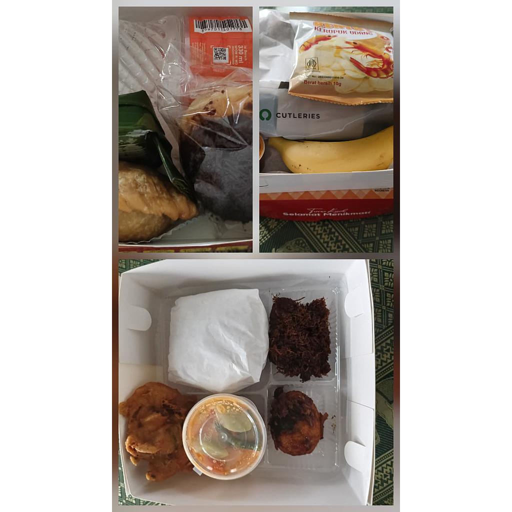 Paket Nasi &amp; snack box kedaibeton 69