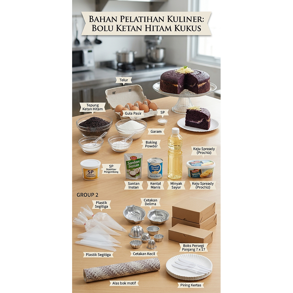 Paket Bahan Pelatihan Kuliner