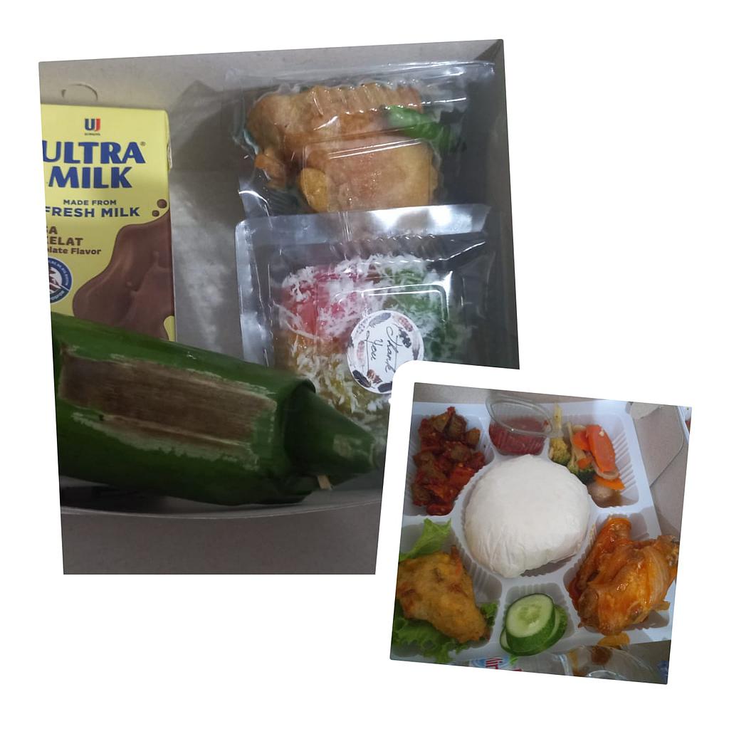 Paket Komplit Nasi dan Snack