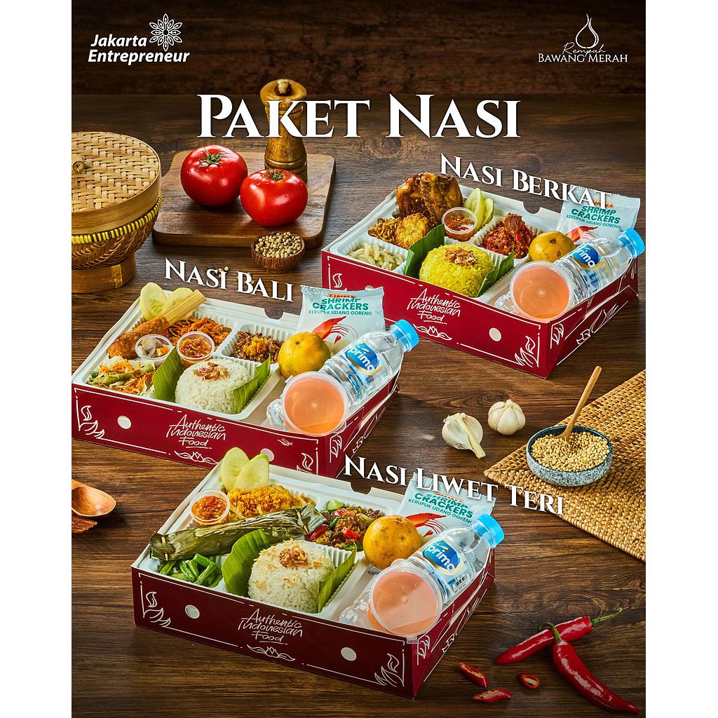 Nasi &amp; Snack Box Rempah Bawang Merah