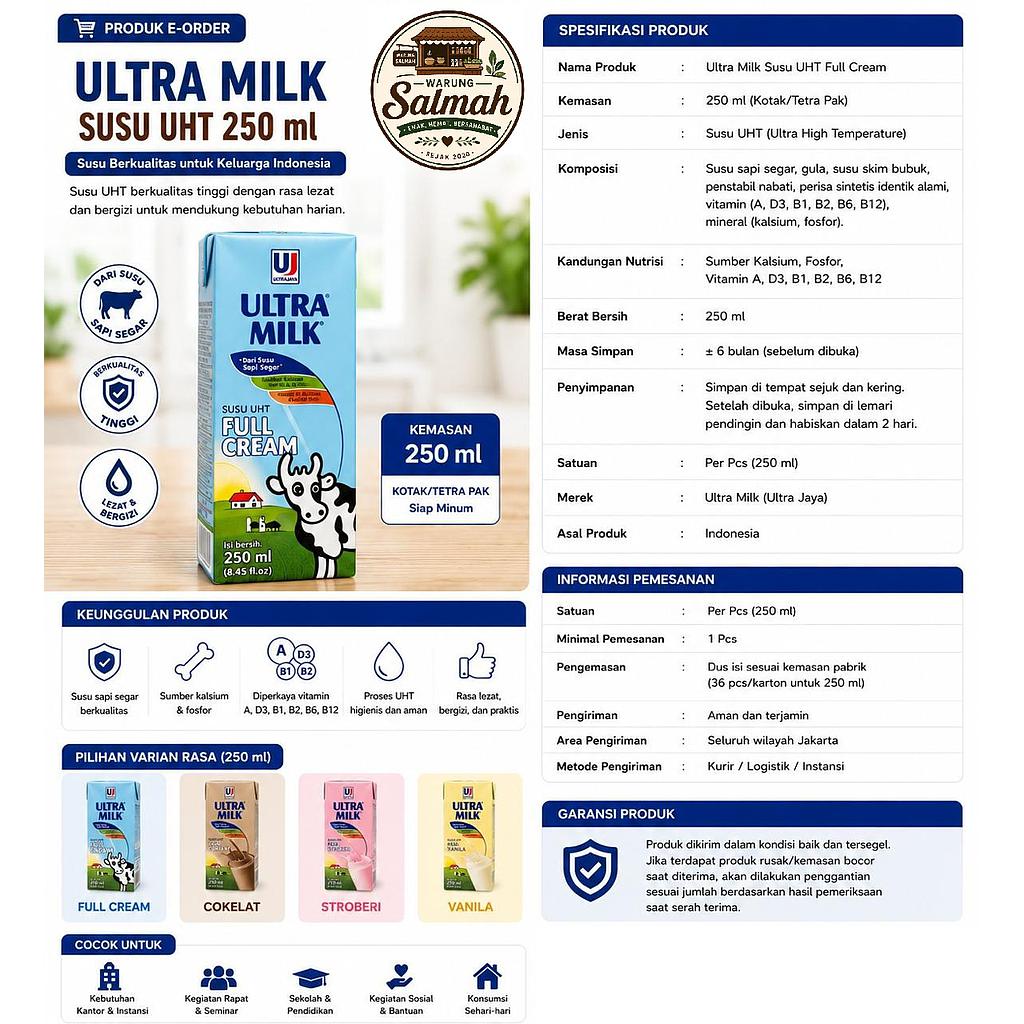 Susu UHT 250ml