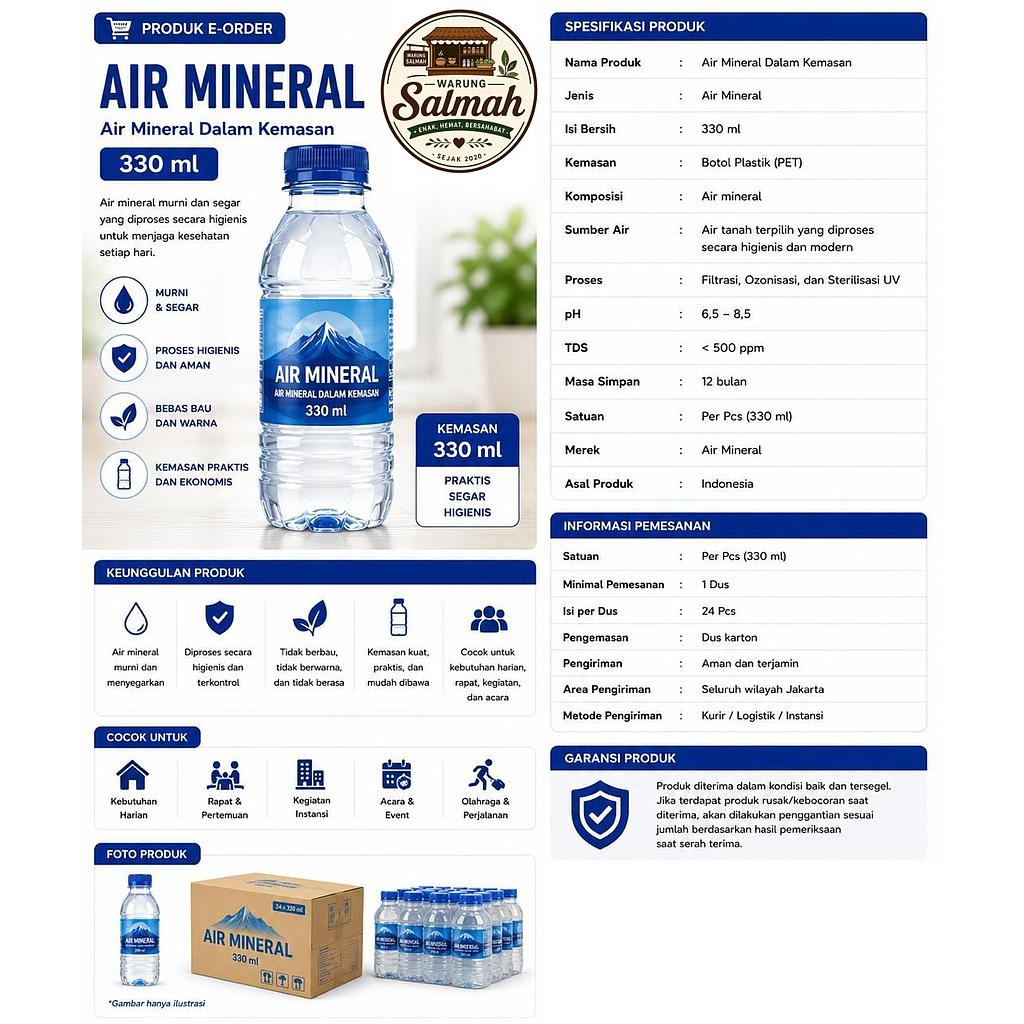 Air Mineral 330ml