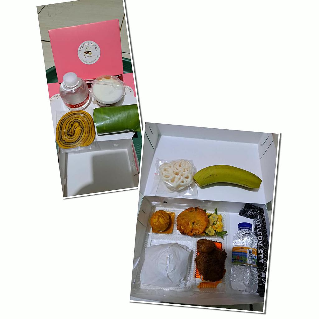 Paket Snack dan Makan Nasi Box