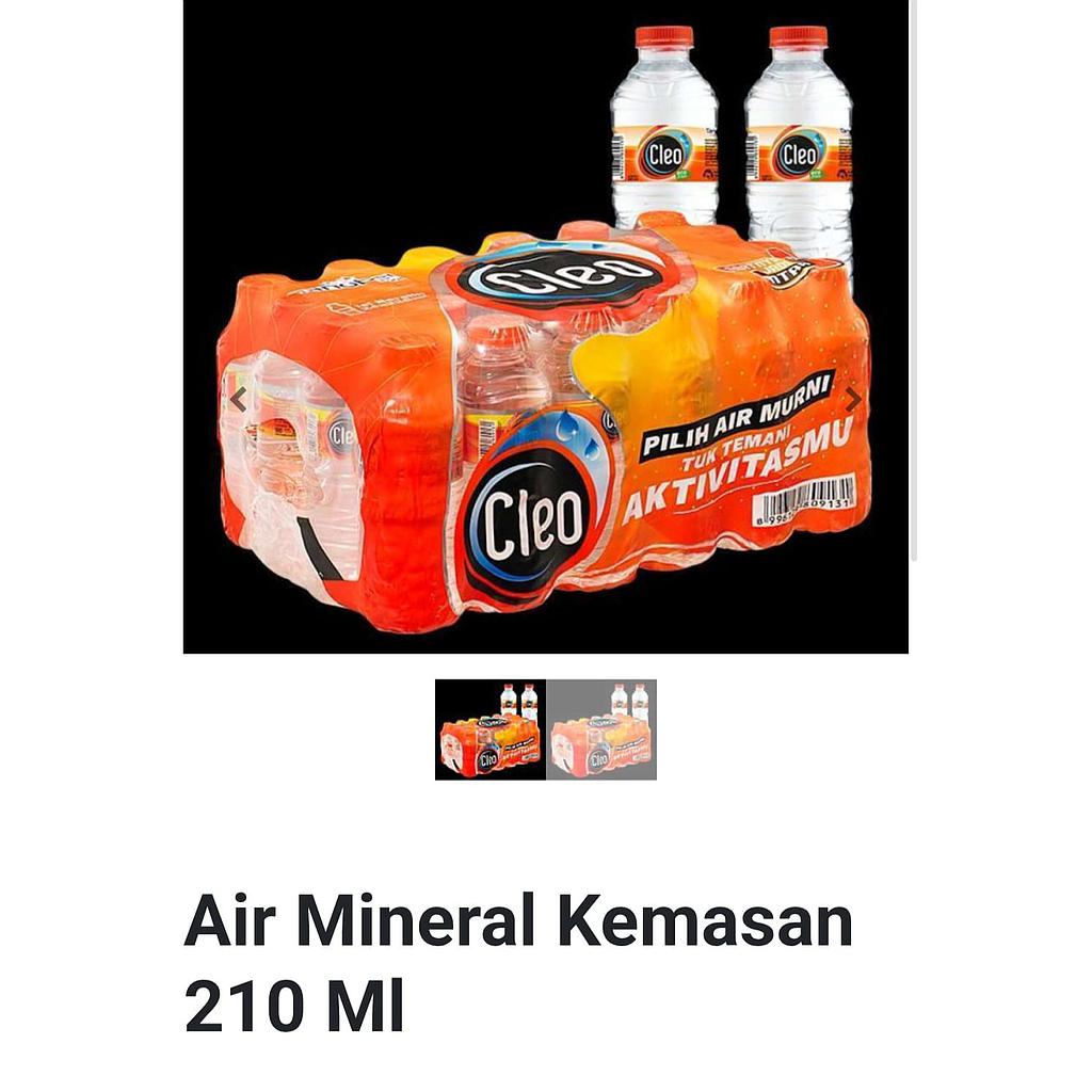Air Mineral Kemasan 210 ml