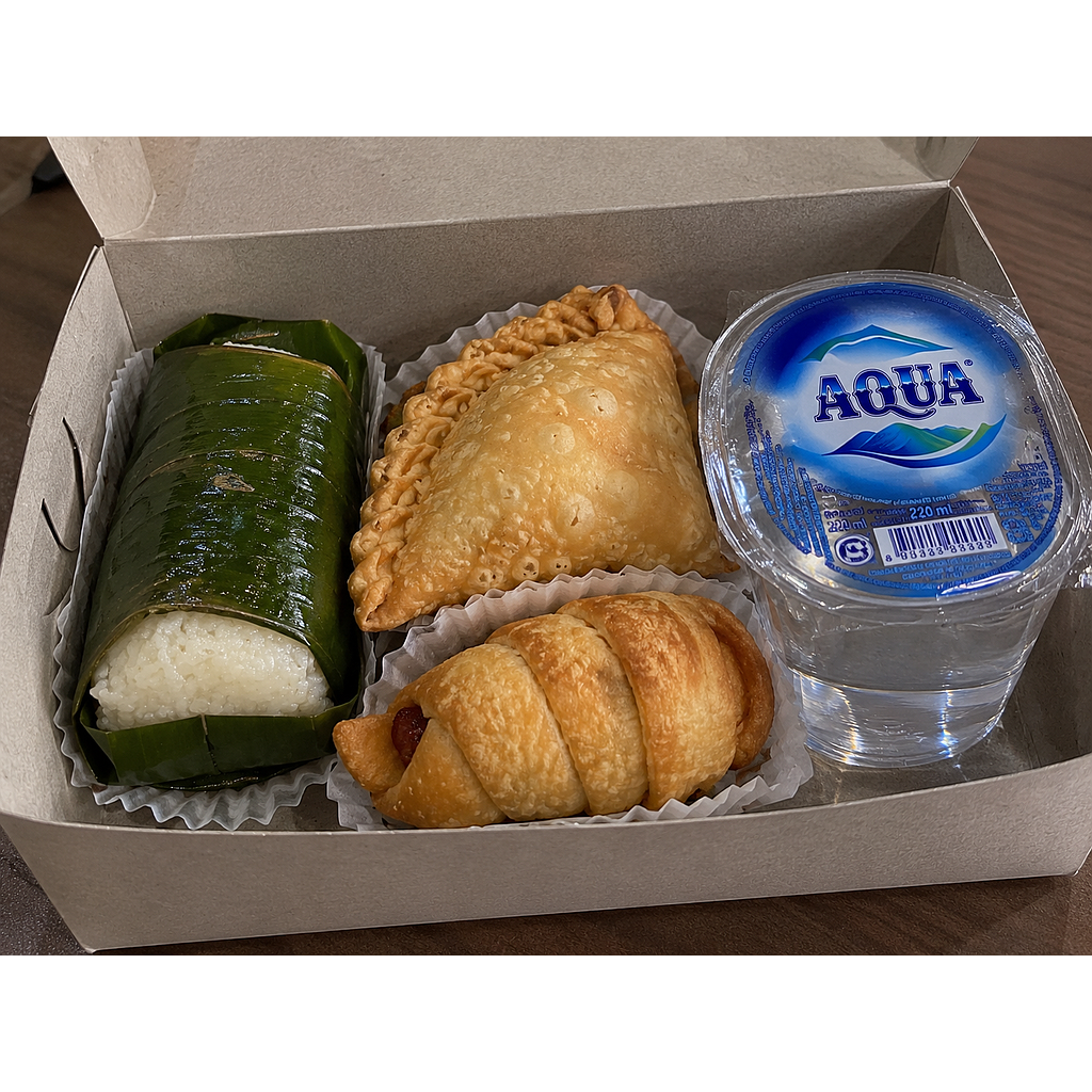 Snack Box 3 Macam + Air Mineral