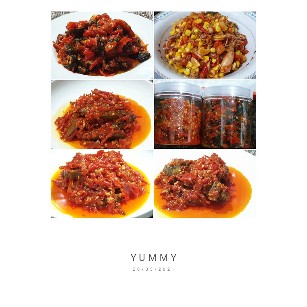 SAMBAL GORENG CUMI,PARU DAN EMPAL
