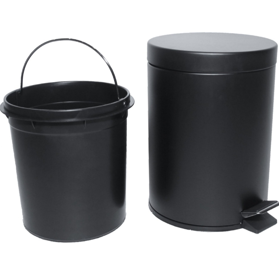 Tempat Sampah Pedal 5 ltr hitam slow close