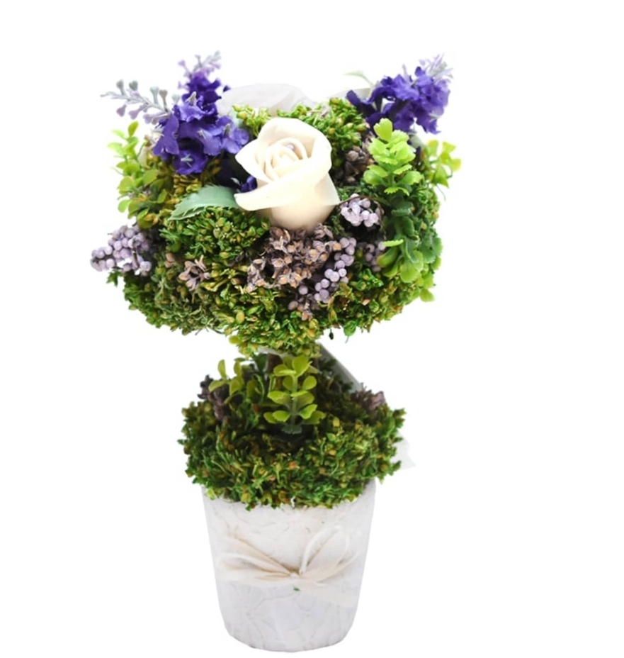 Bunga Kering Asli 20cm/Ungu