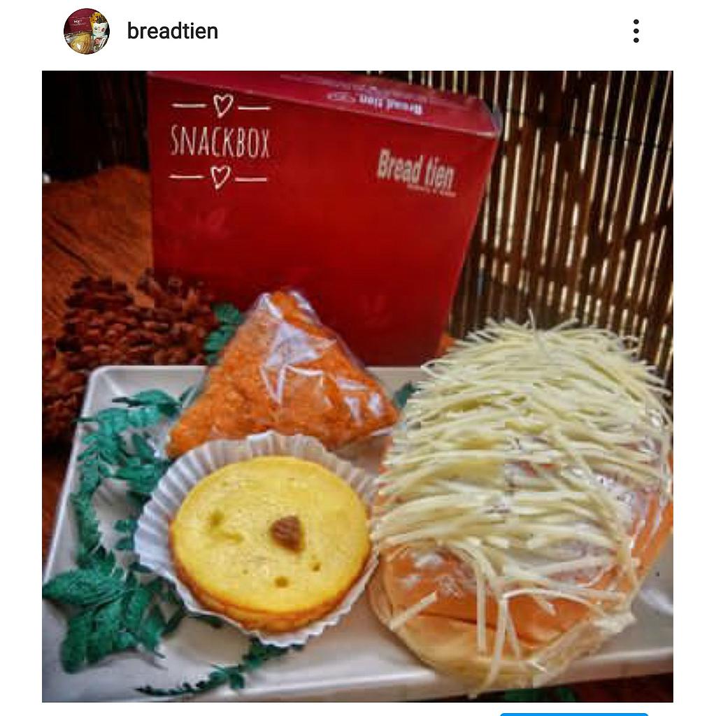 Snack box + lunch box spesial Tien