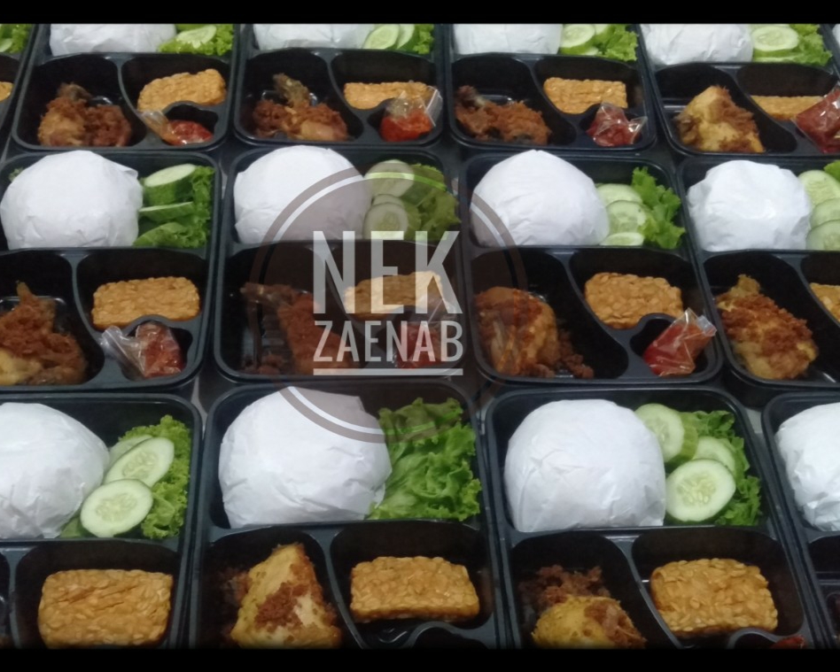 Paket Nasi Box, Nasi Kotak Nek Zaenab